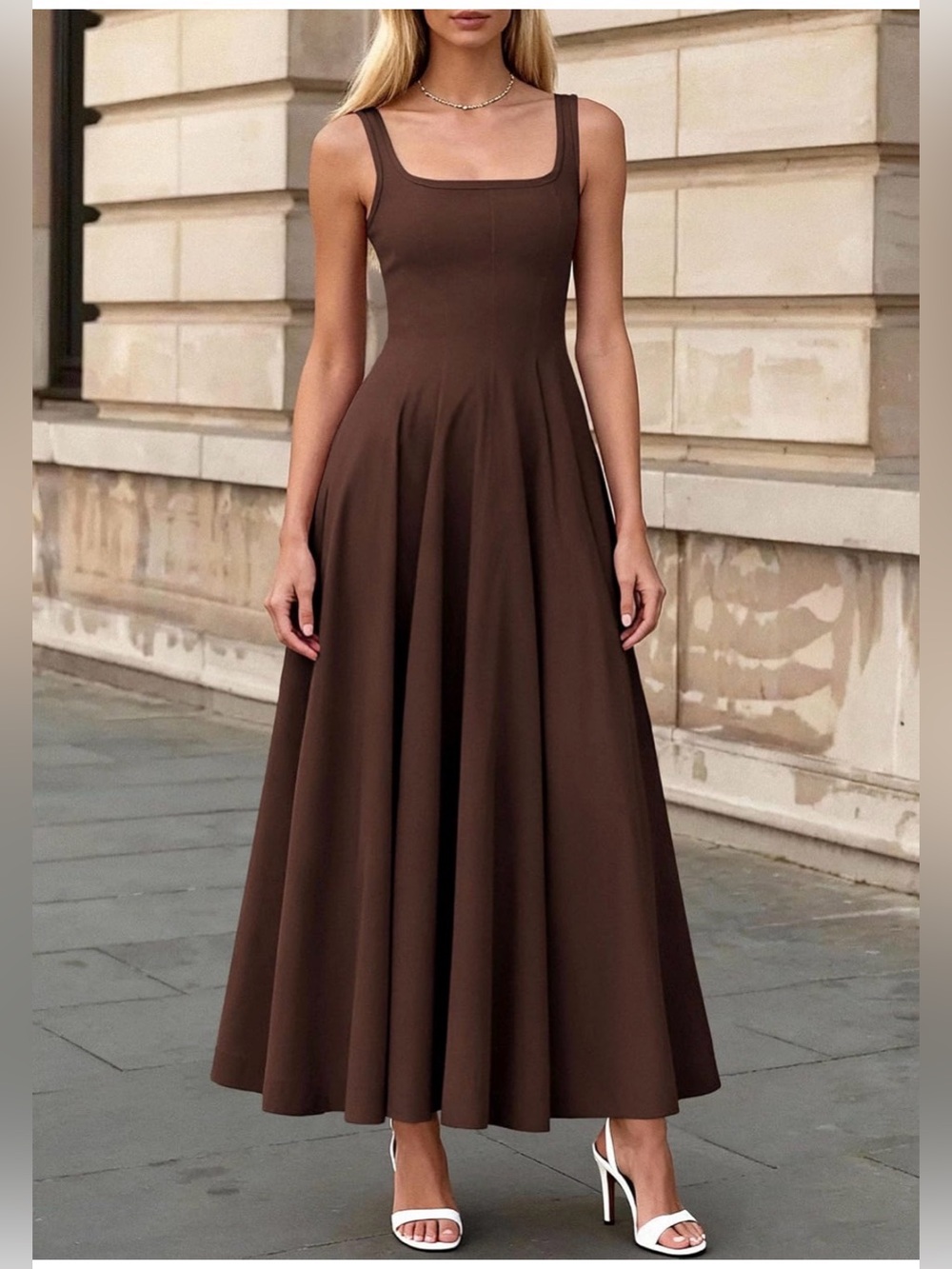 NWT ✨PRETTYGARDEN A Line Cocktail Dress | Brown Size Small